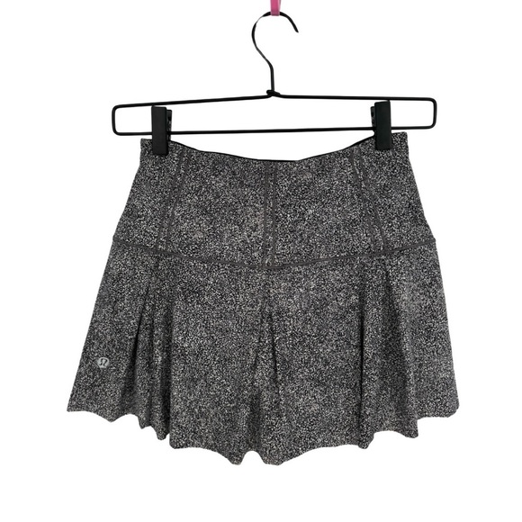 Lululemon Lost in Pace Athletic Skirt 2 Sea Spray Alpine White Chrome Black Run - Picture 2 of 6